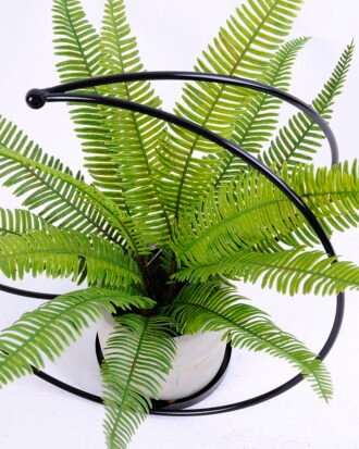 Artificial Plant 34*29*34CM Fern in iron pot with iron frame/outdoor GS-48120010 Potted Flowers&Plants YeahFlower is one of Chinese leading OEM manufacturers and exporters , supplying the silk flowers, wholesale artificial trees Artificial Plant 34*29*34CM Fern in iron pot with iron frame/outdoor GS-48120010