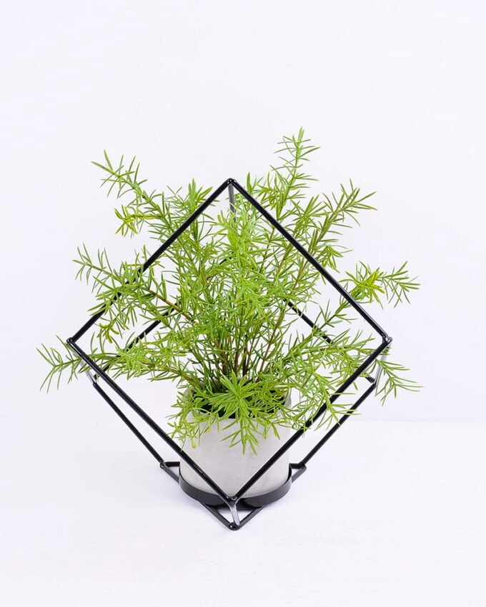 Artificial Plant 36*28*32CM Fern in iron pot with iron frame/outdoor GS-48120017