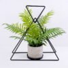 Artificial Plant 37*33*33CM Fern in iron pot with iron frame/outdoor GS-48120019