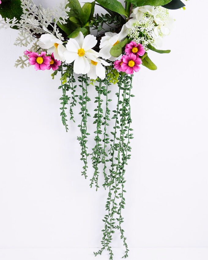 Artificial Plant 52*23*120CM Mum&Olive&succulent plants wreath GS-52720002