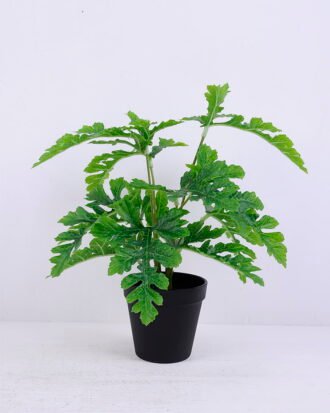 Artificial Plant 30*30*34cm  Watermelon Leaf in Plastic pot GS-03320085