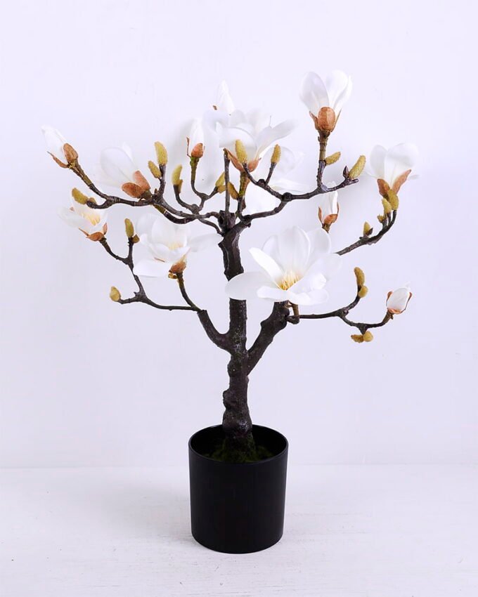 Artificial Tree 60CM Magnolia in plastic pot GS-15420015-W1