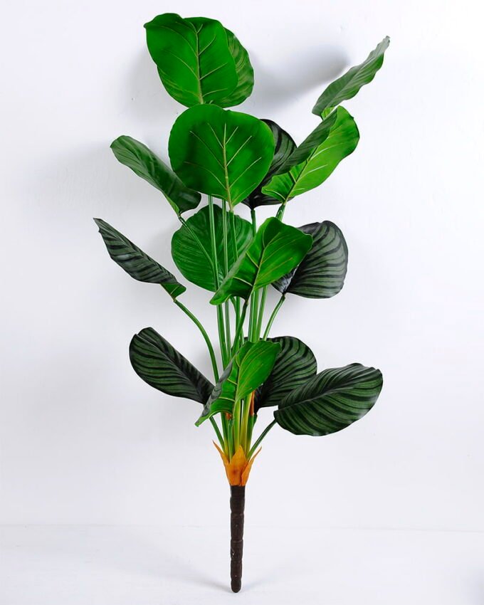 Artificial Tree 51*50*89CM Calathea orbifolia bush*15 GS-53220007