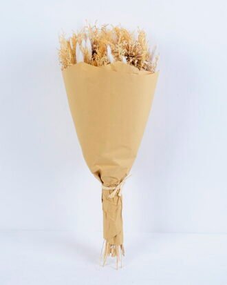 Dried Flowers 19.5*19.5*50cm Dried natural items bouquet with paper wrapped(115g/bouquet, H:50CM) GS-56620037