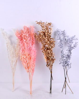 Dried Flowers 17*64CM Leaves spray, 5pcs/bag, H:50-70cm/pc GS-56620022