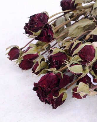 Dried Flowers 13*46CM Mini rose,10pcs/bag, H:40-50cm/pc GS-56620014-R1