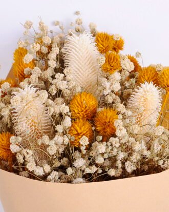 Dried Flowers 24*21*53cm natural items bouquet with paper wrapped(110g/bouquet, H:50CM) GS-56620030