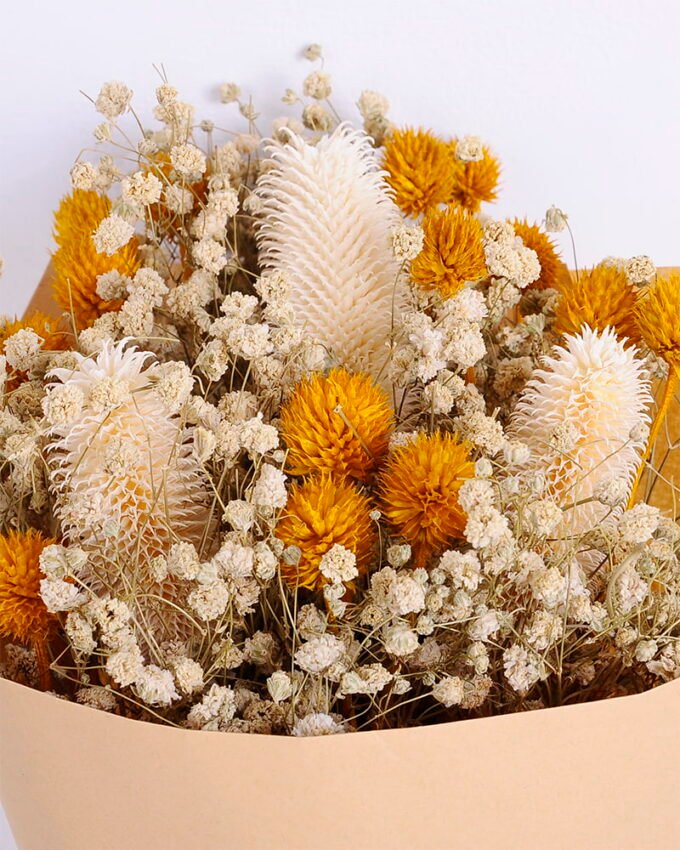 Dried Flowers 24*21*53cm natural items bouquet with paper wrapped(110g/bouquet, H:50CM) GS-56620030