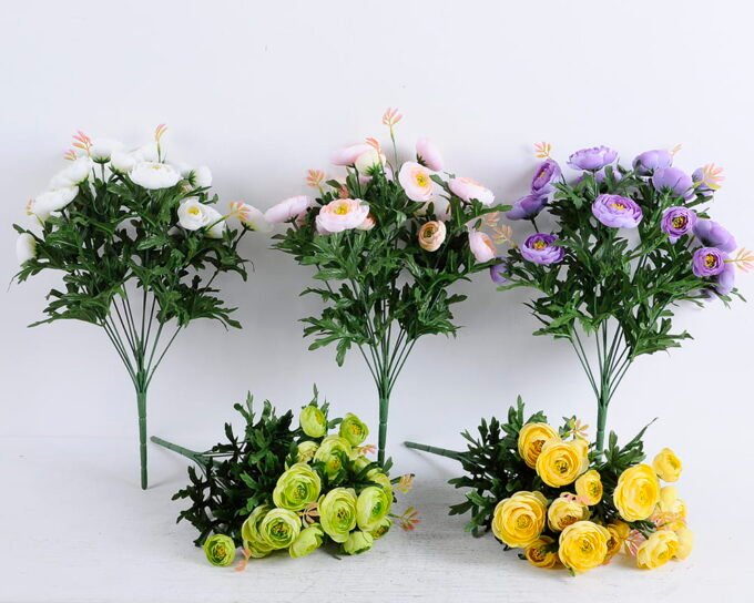 Artificial Flower Camellia Bush 12 GS-16820024-W1_1 Artificial Flower 26*42CM Camellia Bush*12 GS-16820024-W1