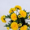 Artificial Flower 18*18*17cm Chrysanthemum in Ceramic pot GS-03320103