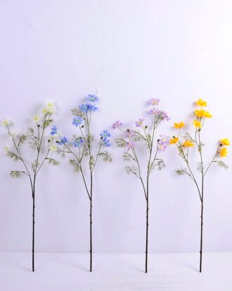 Artificial Flower 15*67cm Clematis florida spray*3 GVC-20-2695 Single Flowers YeahFlower is one of Chinese leading OEM manufacturers and exporters , supplying the silk flowers, wholesale artificial trees Artificial Flower 15*67cm Clematis florida spray*3 GVC-20-2695