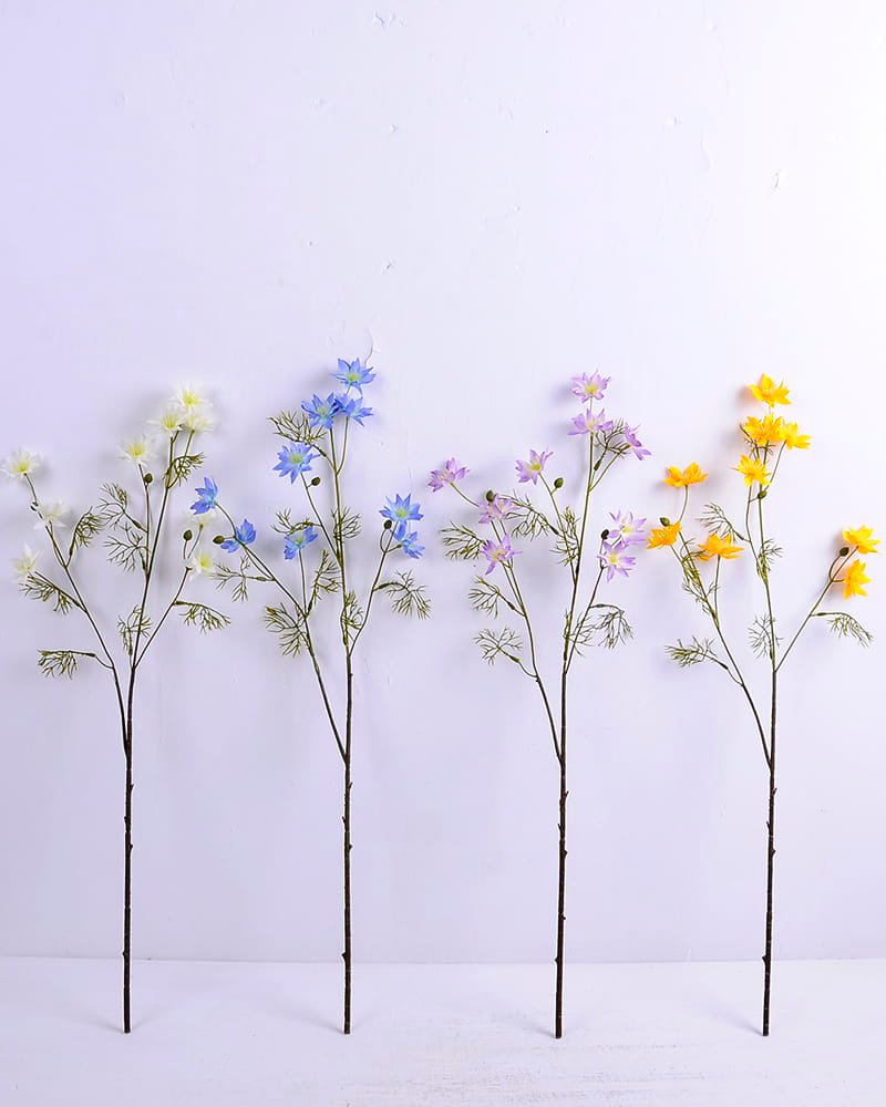 Artificial Flower 15*67cm Clematis florida spray*3 GVC-20-2695