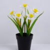 Artificial Flower 19*15*25.5cm Daffodil in plastic pot GS-03320093