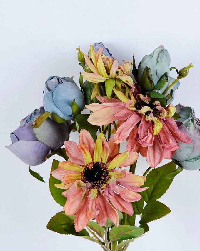 Artificial Flower Dahlia&rose bouquet*3 GS-58820027-B1