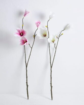 Artificial Flower 33*87CM Mangnolia Spray*2 GVC-20-2720 Single Flowers YeahFlower is one of Chinese leading OEM manufacturers and exporters , supplying the silk flowers, wholesale artificial trees Artificial Flower 33*87CM Mangnolia Spray*2 GVC-20-2720