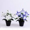 Artificial Flower 20*20*27.5cm Myrtle in Plstic pot GS-03320071