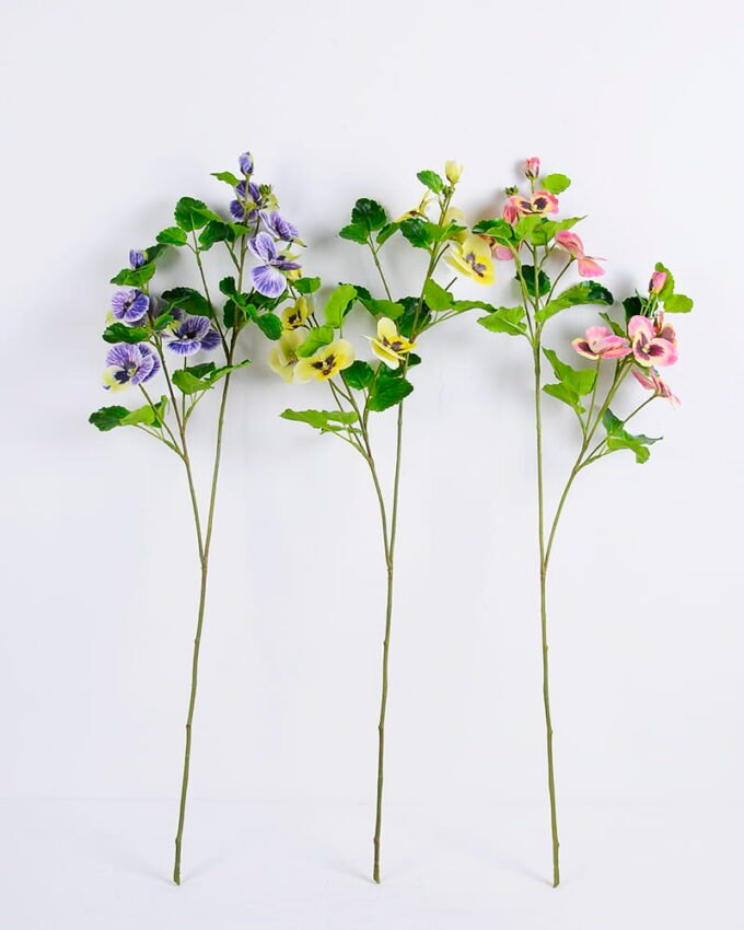 Artificial Flower 23*87CM Pansy spray GS-39120010 1 Artificial Flower 23*87CM Pansy spray GS-39120010
