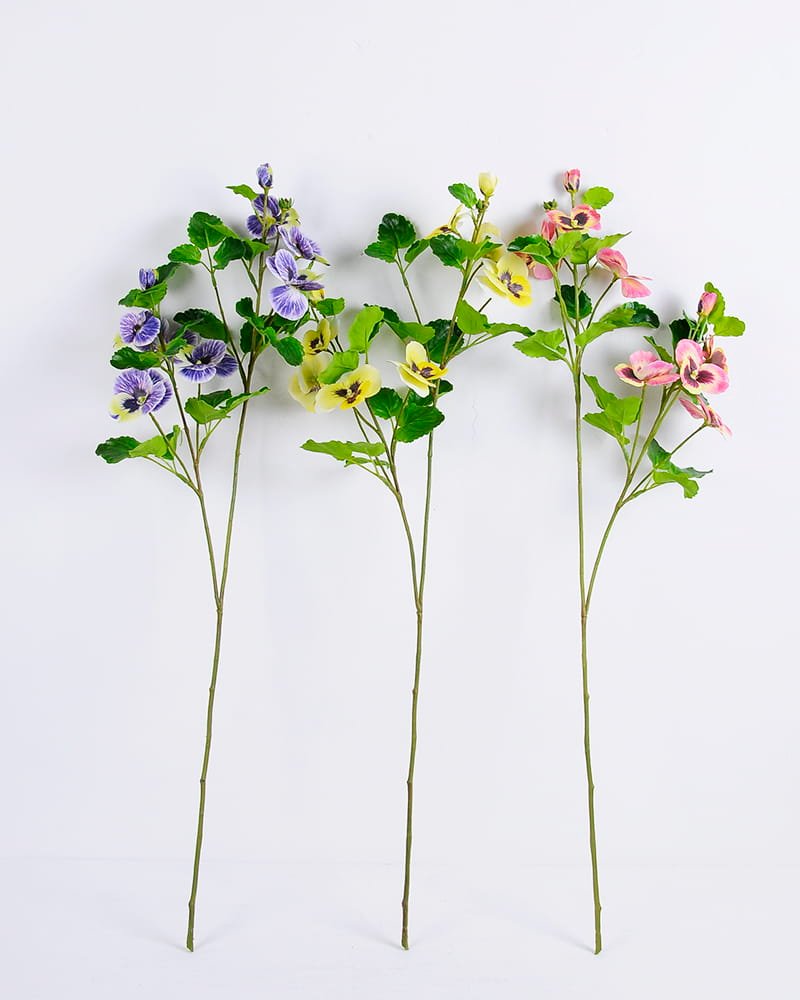 Artificial Flower 23*87CM Pansy spray GS-39120010