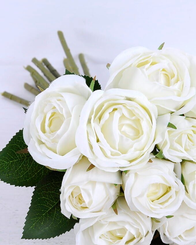 Artificial Flower ROSE BUSH*11 GS-1450076-W1