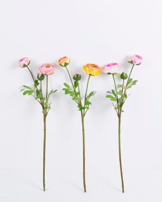 Artificial Flower 15*53CM Ranunculus*3 GS-39120022