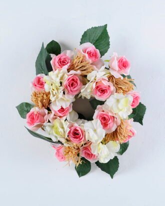 Artificial Flower 38*13*47CM Rose&Hydrange wreath GS-52720006 WREATH YeahFlower is one of Chinese leading OEM manufacturers and exporters , supplying the silk flowers, wholesale artificial trees Artificial Flower 38*13*47CM Rose&Hydrange wreath GS-52720006