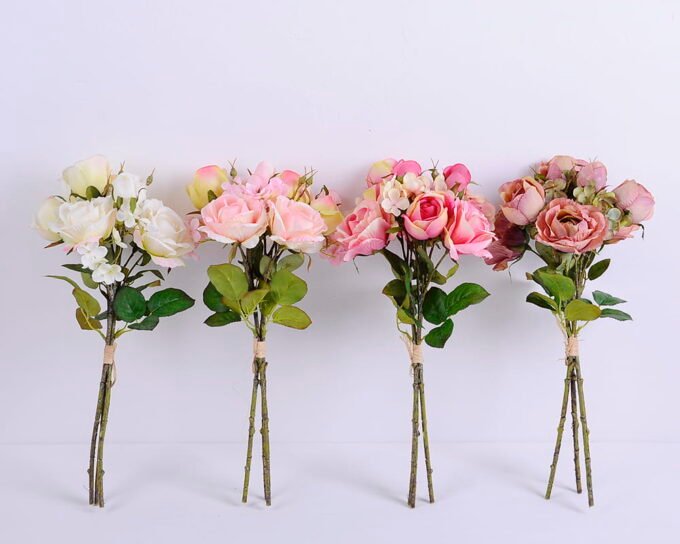 Artificial Flower 18*43CM Rose Spray*9 GS-58820019-P2