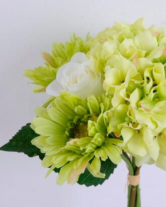 Artificial Flower 20*33CM Rose/mum/hydrange bouquet*7 GS-16820023-G1