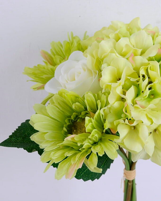 Artificial Flower 20*33CM Rose/mum/hydrange bouquet*7 GS-16820023-G1