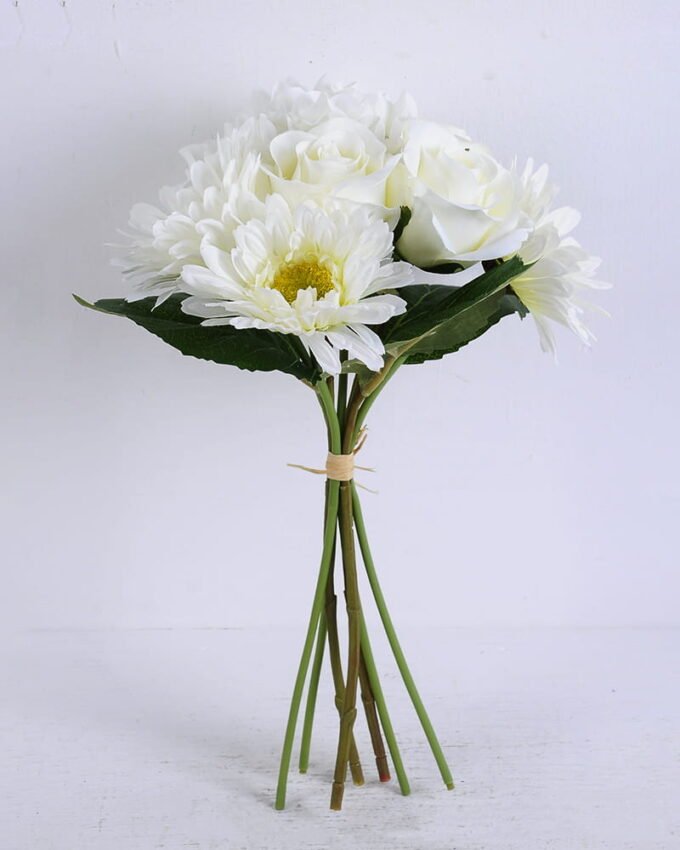 Artificial Flower 20*33CM Rose/mum/hydrange bouquet*7 GS-16820023-W1