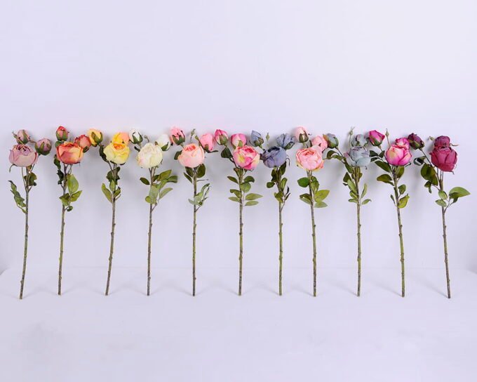 Artificial Flower 13*43CM Rose spray*3 GS-58820006-K1 3 Artificial Flower 13*43CM Rose spray*3 GS-58820006-K1