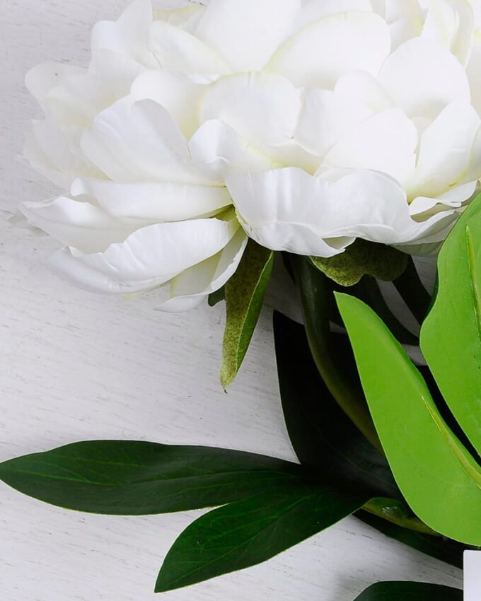 Artificial Flower Singel Peony GS-39120020-W1_2 Artificial Flower 20*64CM Singel Peony GS-39120020-W1