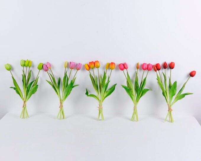 Artificial Flower 16*39CM Tulip bouquet*5 GS-41520002-G1