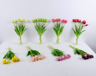 Artificial Flower 14*40CM Tulip bouquet*5 GS-41520003-P2