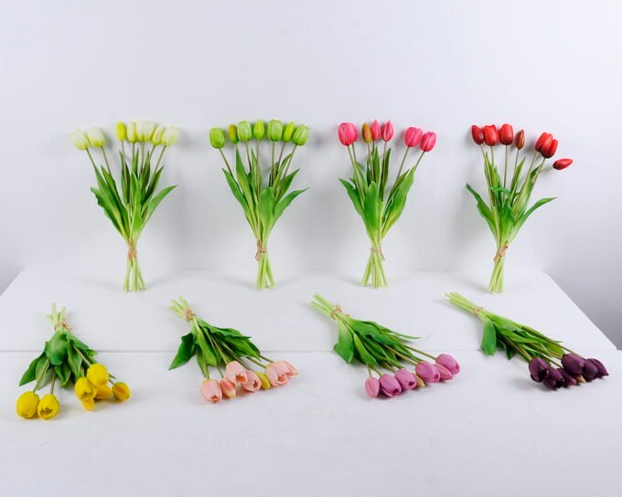 Artificial Flower 14*40CM Tulip bouquet*5 GS-41520003-P2