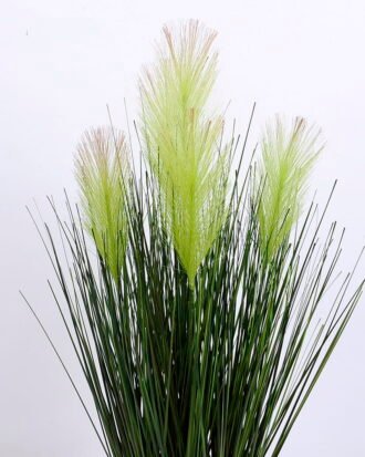 Artificial Grass 25*54CM Bristlegrass in plastic pot GS-29420014