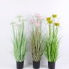 Artificial Grass 46*46*87CM Grass in plastic pot GS-45720039