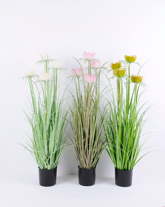 Artificial Grass 46*46*87CM Grass in plastic pot GS-45720039