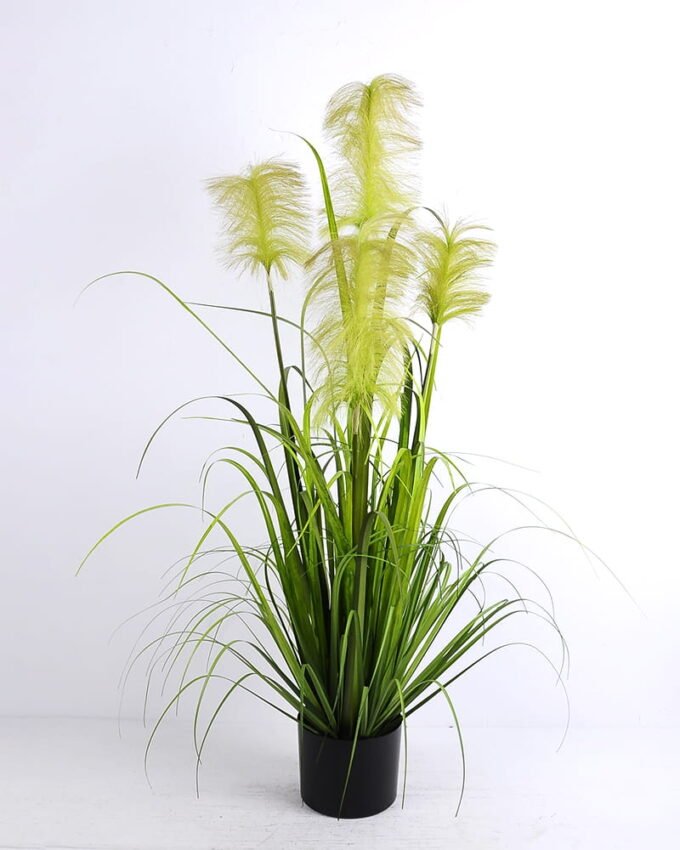 Artificial Grass H:114CM Reeds*4 in plastic pot GS-29420009