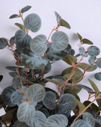 Artificial Plant 34*30*43CM Eucalyptus bush*11 GS-30920003 Flowers Bush YeahFlower is one of Chinese leading OEM manufacturers and exporters , supplying the silk flowers, wholesale artificial trees Artificial Plant 34*30*43CM Eucalyptus bush*11 GS-30920003