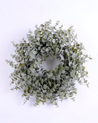 Artificial Plant 48*48*13CM Eucalyptus wreath GS-54020046-G1