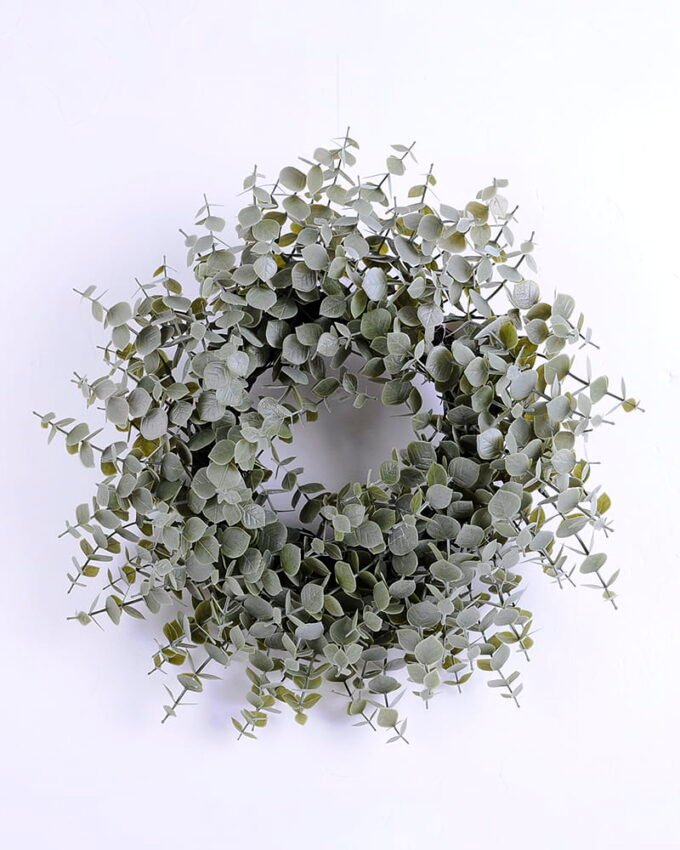 Artificial Plant 48*48*13CM Eucalyptus wreath GS-54020046-G1