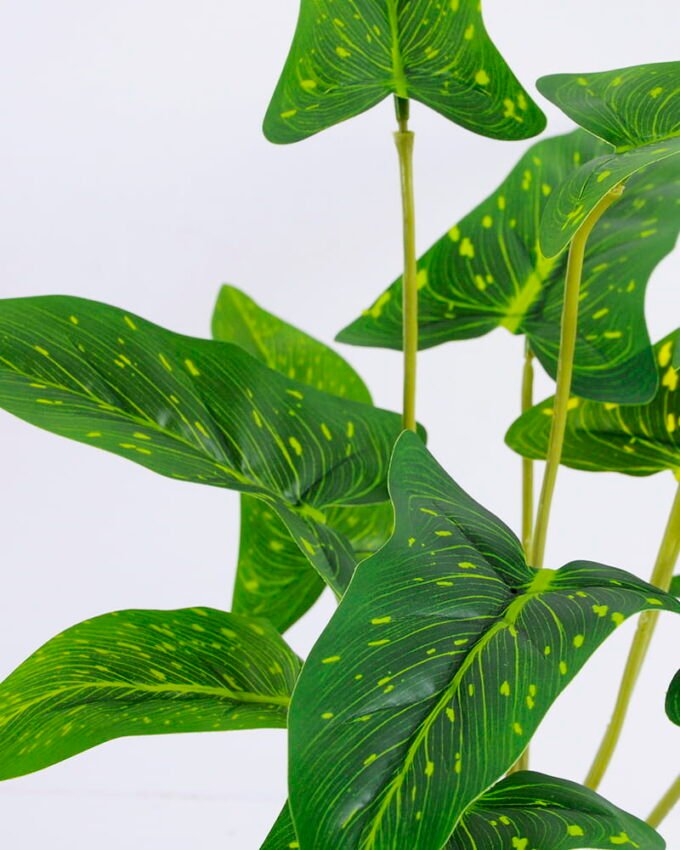 Artificial Plant Leaves in plastic pot GS-06020008_7 Artificial Plant 35*35*35CM Leaves in plastic pot GS-06020008