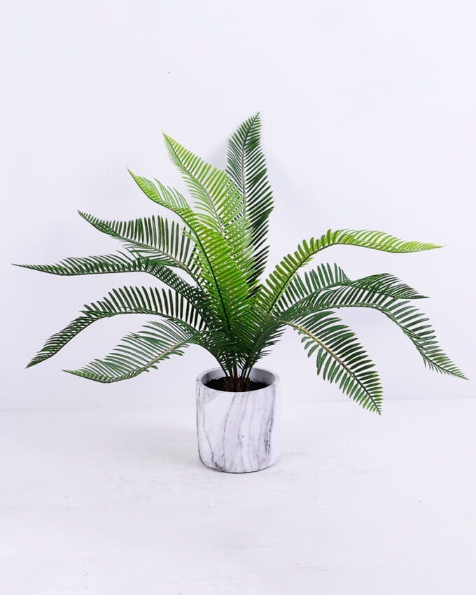 Artificial Plant 50*50*38cm Sago cycas in cement pot GS-03320074