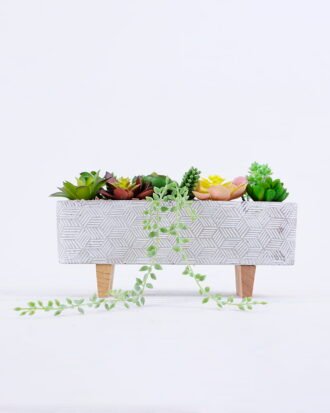 Artificial succulent 29*10*34cm Succulent plants in cement pot GS-51720201 Succulent YeahFlower is one of Chinese leading OEM manufacturers and exporters , supplying the silk flowers, wholesale artificial trees Artificial succulent 29*10*34cm Succulent plants in cement pot GS-51720201