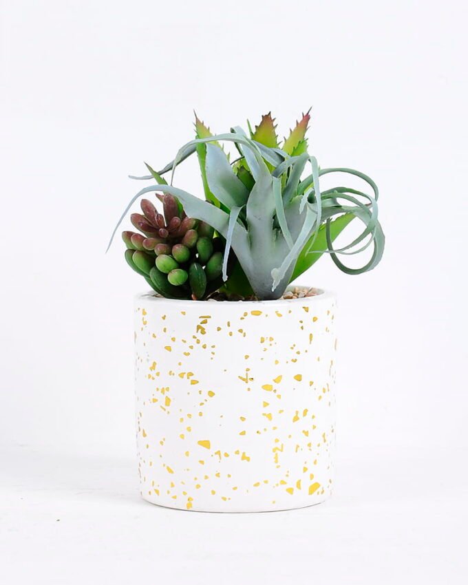 Artificial succulent 16*13*15CM Succulent plants in ceramic Pot GS-51720145