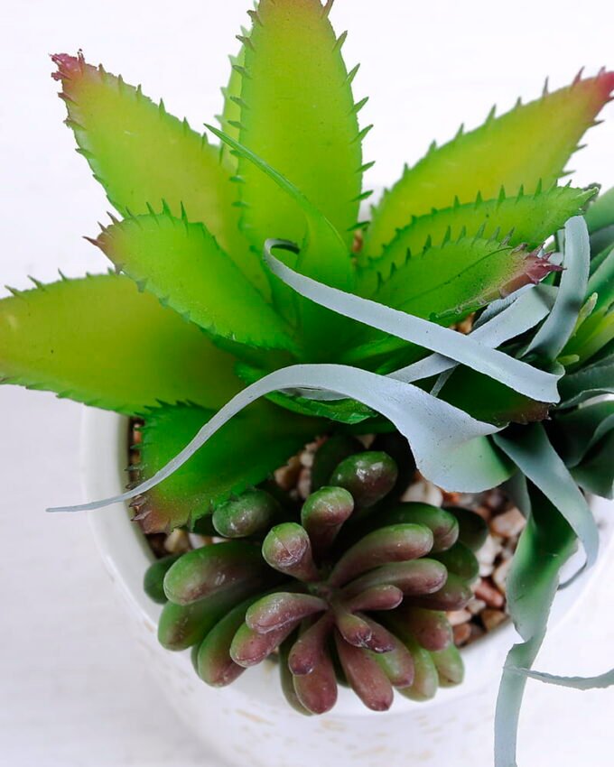 Artificial succulent 16*13*15CM Succulent plants in ceramic Pot GS-51720145