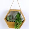 Artificial succulent 21.5*14*19cm succulent plants in Wood pot GS-51720191