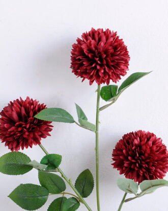 Artificial Flower 12*65CM Mum Ball Spray*3 GS-26220025-R1