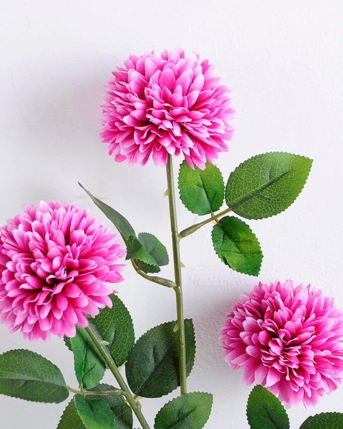 Artificial Flower 12*65CM Mum Ball Spray*3 GS-26220025-Z1