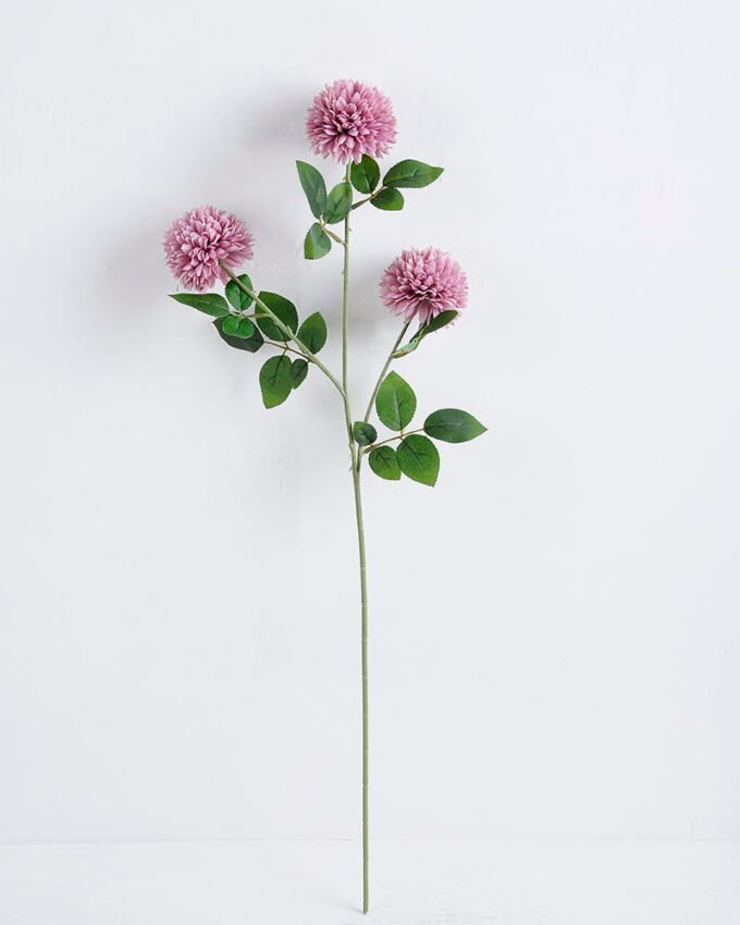 Artificial Flower 12*65CM Mum Ball Spray*3 GS-26220025-Z2